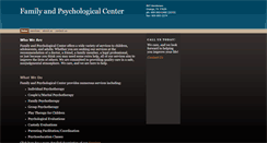 Desktop Screenshot of family-and-psychological-center.com